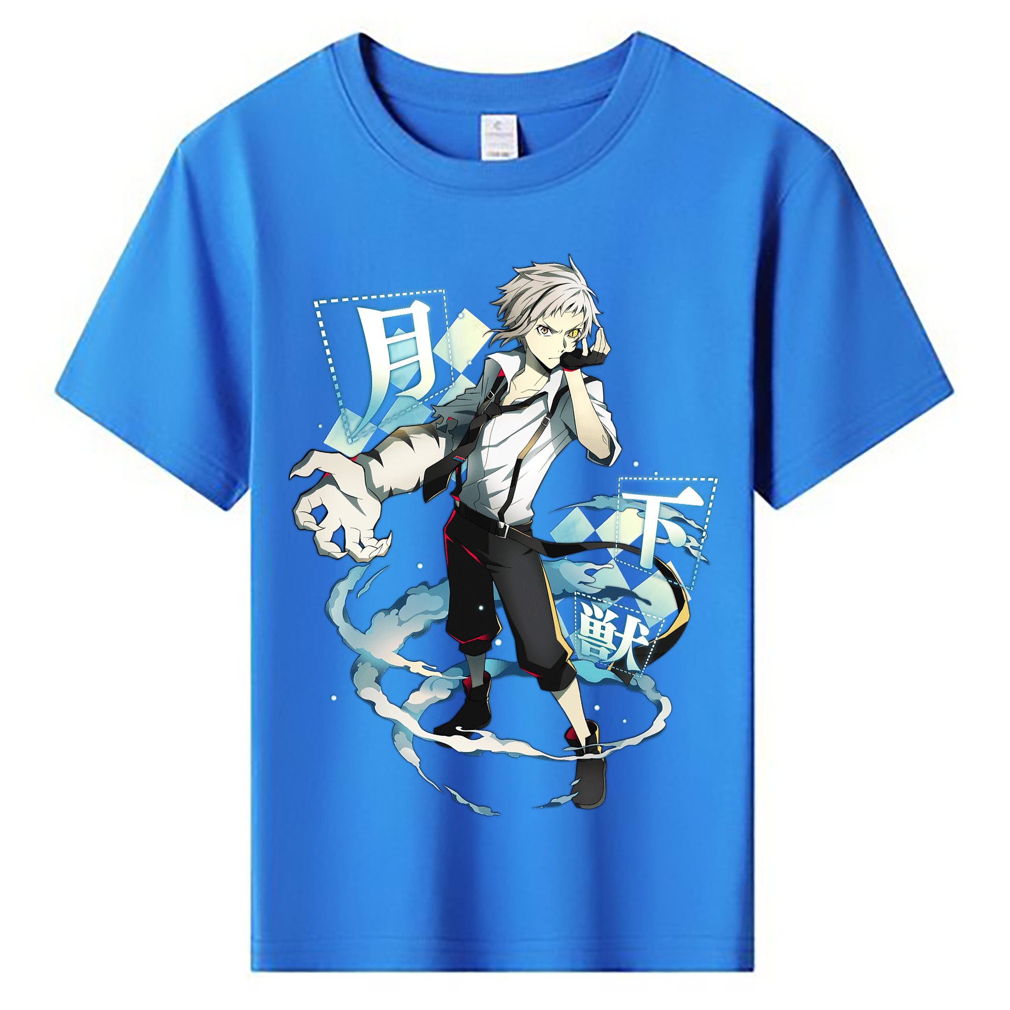 （画像用） 文豪ストレイドッグス Bungo Stray Dogs 綿100％キッズTシャツ（フロントプリント）